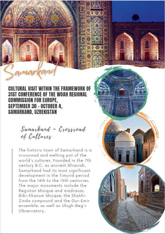 Cultural visit Uzbekistan