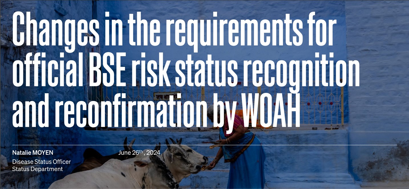 The requirements for official BSE risk status recognition and ...